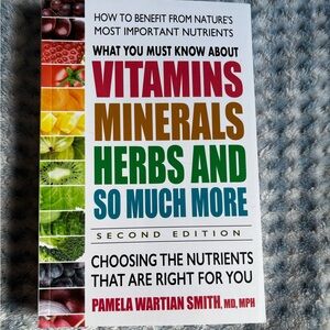 Vitamins Minerals Herbs and More paperback book